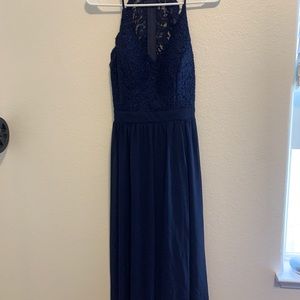 elegant blue formal gown💙